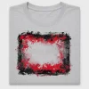 Grunge Red Black DTF Transfer