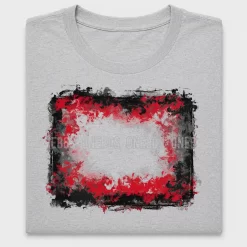 Grunge Red Black DTF Transfer