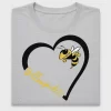 Yellowjacket Heart DTF Transfer