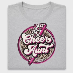 Cheer Aunt Leopard Retro DTF Transfer
