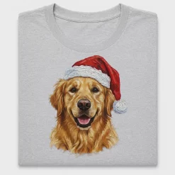 Christmas Golden Retriever DTF Transfer