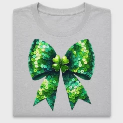 St. Patrick's Day Sequin Bow DTF Transfer
