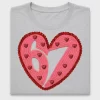 Faux Crochet Heart DTF Transfer