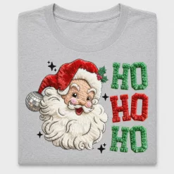 Retro Disco Santa Ho Ho Ho DTF Transfer