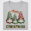 Merry Christmas Gnome DTF Transfer