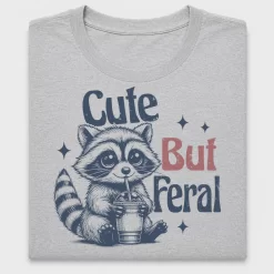 Cute But Feral Raccoon DTF Transfer
