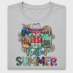Western Summer Cowgirl Ice Cream DTF Transfer