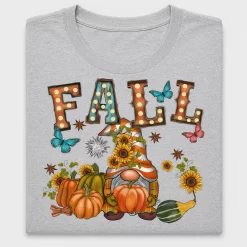 Fall Gnome Pumpkin DTF Transfer