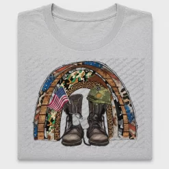 Military Rainbow Boot DTF Transfer