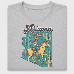 Vintage Arizona Cowgirl DTF Transfer