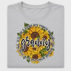 Proverbs 31 Granny Sunflower DTF Transfer