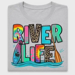 River Life Kayak DTF Transfer