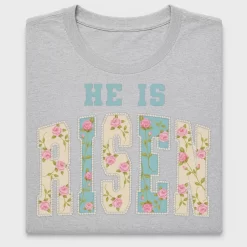 Floral He Is Risen DTF Transfer