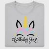 Birthday Girl Unicorn DTF Transfer