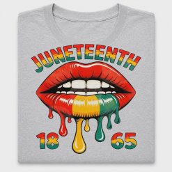 Juneteenth Lips DTF Transfer Design