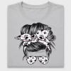 Dog Mom Messy Bun DTF Transfer