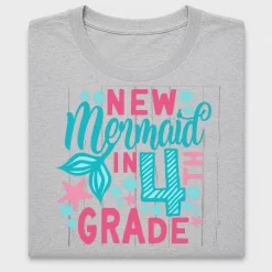 New Mermaid In 4th Grade DTF Transfer