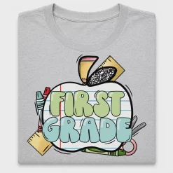 First Grade Teacher Apple DTF Transfer