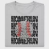 Glitter Baseball DTF Transfer Design