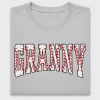 Granny Distressed Baseball DTF Transfer