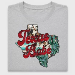 Texas Babe Western DTF Transfer