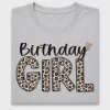 Birthday Girl Leopard DTF Transfer