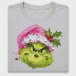 Grinch Christmas Santa Hat DTF Transfer