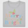 Merry and Bright Christmas DTF Transfer