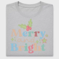 Merry and Bright Christmas DTF Transfer