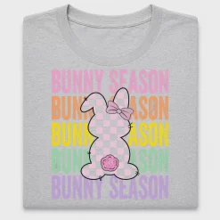 Bunny Season Colorful DTF Transfer