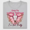 Western Skull Floral DTF Transfer