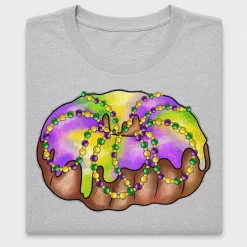 Mardi Gras King Cake DTF Transfer