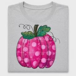 Whimsical Pink Pumpkin DTF Transfer