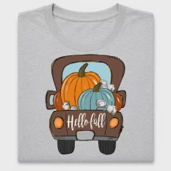 Hello Fall Pumpkin Truck DTF Transfer