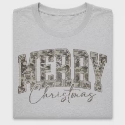 Camouflage Merry Christmas DTF Transfer