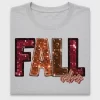 Fall Vibes Sequin Glitter DTF Transfer