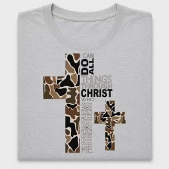 Camo Cross Christ DTF Transfer
