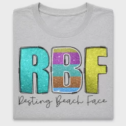 Resting Beach Face DTF Transfer