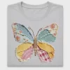 Patchwork Butterfly DTF Transfer