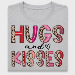Hugs and Kisses Leopard DTF Transfer