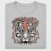 Distressed Lightning Tiger DTF Transfer