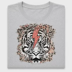 Distressed Lightning Tiger DTF Transfer