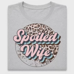 Spoiled Wife Leopard Print DTF Transfer