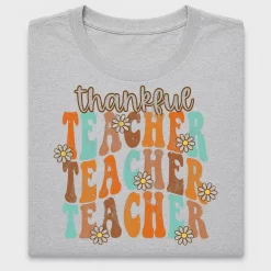 Retro Thankful Teacher DTF Transfer