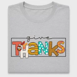 Give Thanks Turkey DTF Transfer
