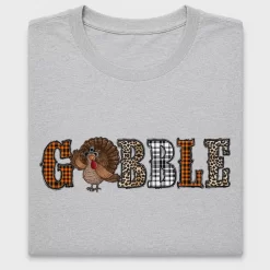 Gobble Turkey Thanksgiving DTF Transfer