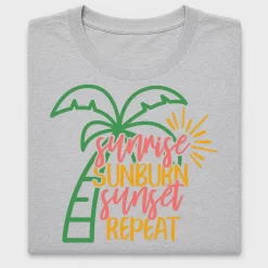 Sunrise Sunburn Sunset Repeat DTF Transfer