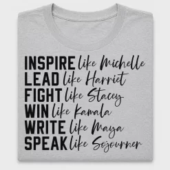 Inspire Lead Fight Win Write Speak DTF Transfer