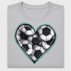 Soccer Heart Love DTF Transfer