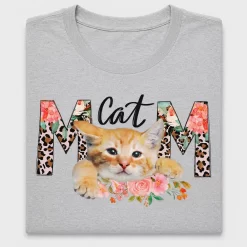 Cat Mom Floral Leopard DTF Transfer